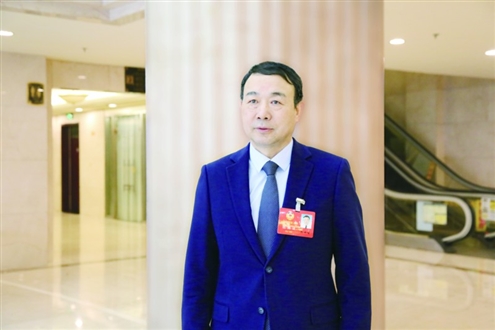 高洪雷接受本报专访